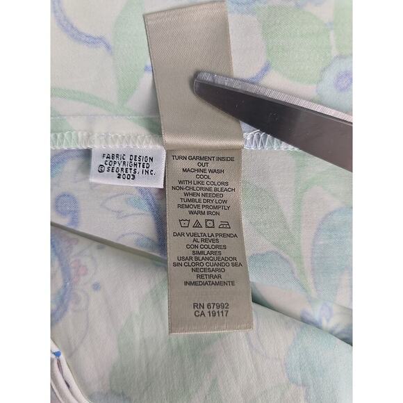 Sigrid Olsen Sport Blue Floral Shift Knee Length Stretch Dress 10 Athleisure - Picture 9 of 11